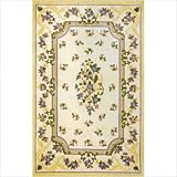 Floral Garden T003 Floral Aubusson Ivory / Yellow Rug Size: 4' x 6'