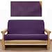 Ultra Suede Grape Purple Futon Cover Size: Twin