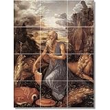 IMAGE OF Albrecht Durer Religious Custom Tile Mural 12 | 24x32 using (12) 8x8 tiles