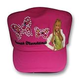 Disney Hannah Montana Girl's Newsboy Cap Hat with Rhinestoned Butterfly