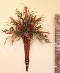 Grande Wall Scone with Protea and Grass
