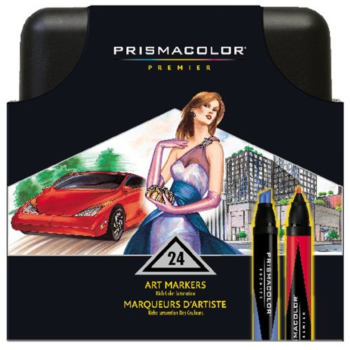 Childrens Toyshop  Office Products : Prismacolor Premier Double Ended Art Markers 24 Count (97)