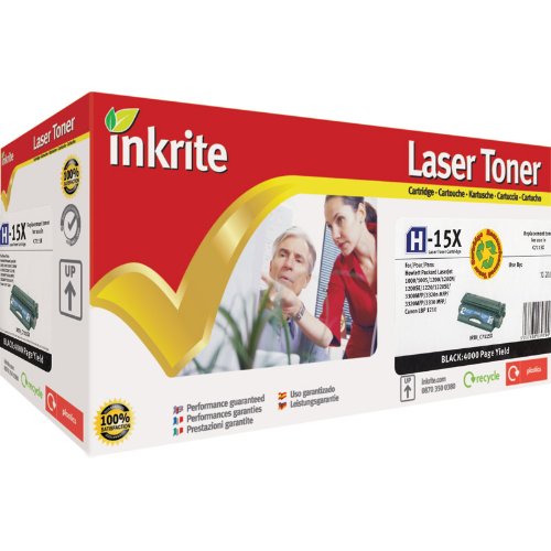 ·Inkrite Laser Toner Cartridge Compatible with HP 1200 Black (Hi-Capacity)