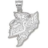 Iowa State Iowa State Cardinal Giant Pendant (Silver)