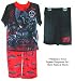 Search : Batman Boys Red & Black 3 Piece Pajama Sleepwear Set - Shirt, Pants & Shorts