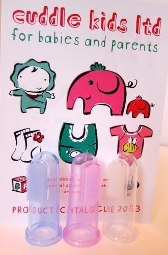 BABY DUMDUM Baby Finger Toothbrush (Set Of 3) (Pack Of 3 Colours)