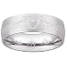 Stainless Steel Men-s Engraved Claddagh Wedding Band