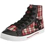 DC Women's Chelsea Mid Skate Sneaker,Athletic Red/Black,9.0