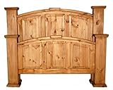 Mansion Bed - King (Brown) (93.00"D x 57.00"H x 87.00"W)