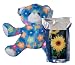 Happy Mother's Day Floral Springtime Bear with Blooms in a Bag Gift (Yellow Sunflower)