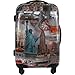 Nicole Lee Kiswa 21 Inch Rolling Abs Hard Case Carry-On