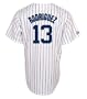 MLB Alex Rodriguez New York Yankees Youth Replica Home Jersey, White/Navy Pinstripe