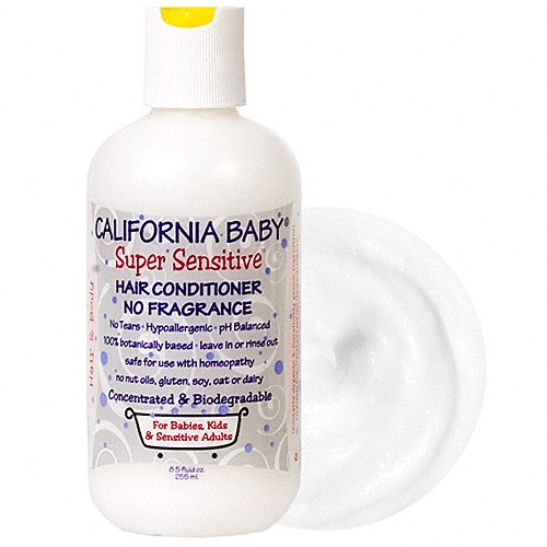 California Baby Super Sensitive Hair Conditioner, No Fragrance 8.5 fl oz (255 ml)