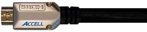 Accell B124C-007B ProUltra Elite High Speed HDMI Cable with Ethernet - 2m (6.6 Feet)