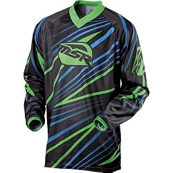 MSR Racing Axxis Elite Youth Boys MotoX Motorcycle Jersey - Green/Cyan