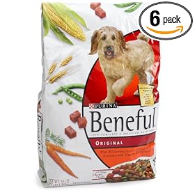 Beneful Original Dry Dog Food, 3.5-Pound Bags (Pack of 6)