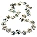 Abalone Shell and Freshwater Pearl White Necklace with 925 Sterling Silver Lobster Clasp 36 Inch