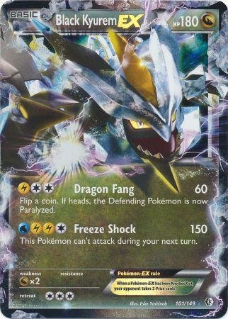Pokemon - Black Kyurem-EX (101/149) - BW - Boundaries Crossed - Holofoil On Sale