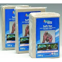 Soft-Ton weiss 2500g lufth�rtend / brennbar 1040�C