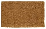 William Armes Dandy Kersey Hand Woven Natural Coir Doormat with Jute, 90 x 55 cm
