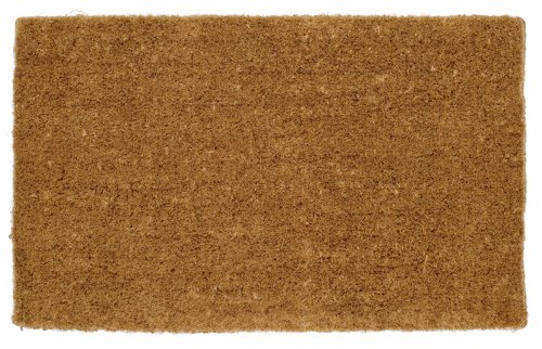 William Armes Dandy Kersey Hand Woven Natural Coir Doormat with Jute, 83 x 50 cm