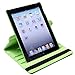 HDE iPad 2 iPad 3 iPad 4 Rotating Case 360 Degree Magnetic Cover Stand for 2nd 3rd 4th Generation iPad (Green Cartoon)