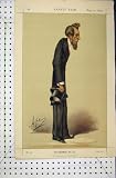 1870 PORTRAIT SIR HENRY VANITY FAIR CARTOON STATESMEN