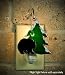 SWITCHABLES Stained Glass Night Light COVER - BLACK BEAR SW059 - LIGHT FIXTURE SOLD S...