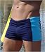 Sports : Badehose im Retro-Style blau/t&uuml;rkis - Boxershort Badeshort - schicht, genial - ein Klassiker.