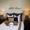 All Star Wall Appliqué