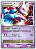 Pokemon Diamond and Pearl Legends Awakened Mewtwo LV.X Holofoil Card