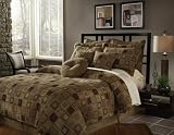Queen Size Comforter Set - 11 Piece Set in Hopscotch Pattern - 82EQ712HOP