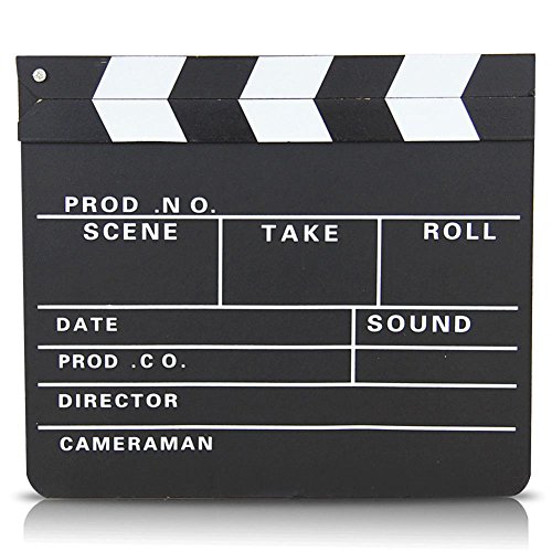 Imagen 2 de S/O 30 x 27 cm claqueta cinematográfica Hollywood pizarra (0071)