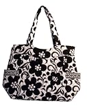 Vera Bradley Pleated Tote Night & Day Bag Purse