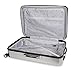 iFLY Carbon Racing Hard Sided Large Checked Luggage, Silver