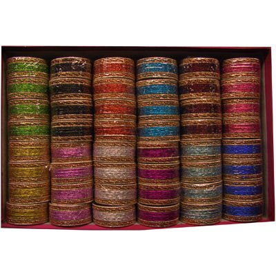 576 Bangles Bollywood Armreifen Set