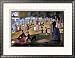 Sunday Afternoon on the Island of La Grande Jatte Framed Art Poster Print by Georges ...