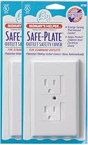 Safe Plate for Electric Outlet - Bulk 25 Pack - White with Single Screw