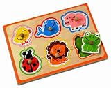Janod - J05518 - Puzzles - Puzzle 1Er Mots Animaux