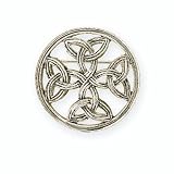 Celtic Trinity Carolingian Cross Brooch