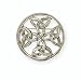 Celtic Trinity Carolingian Cross Brooch