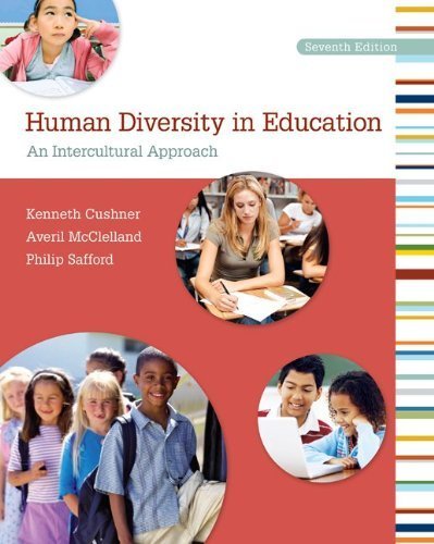 Human Diversity in Education: An Intercultural Approach by Cushner, Kenneth Published by McGraw-Hill Humanities/Social Sciences/Languages 7th (seventh) edition (2011) Paperback