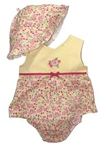 Marmalade Breezes Flower Diaper Cover Set by Little Me - Yellow - 3 Mths