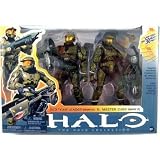 Halo 2009 McFarlane Toys Deluxe Action Figure Boxed Set Red Team Leader & Master Chief 2Pack