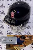 Carlton Fisk Autographed/Hand Signed Boston Red Sox Mini Helmet