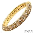 ZYDO Made in Italy Fashionable Bracelet With 21.20ctw Precious Stones - Genuine Super Clean Diamonds and Sapphires Crafted in 18K Yellow Gold. Total item weight 64.0g Length 6.5in - Certificate Available.