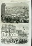 1866 のイタリアベロナ Pitti 王宮殿フィレンツェイタリア