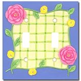 Flower Bunch Double Switchplate