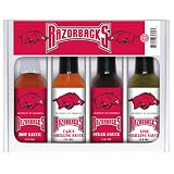 Arkansas Razorbacks NCAA Mini Grilling Set 4x5 oz