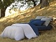 Natural Birch Cotton/Linen Duvet Cover - (Full/Queen)
